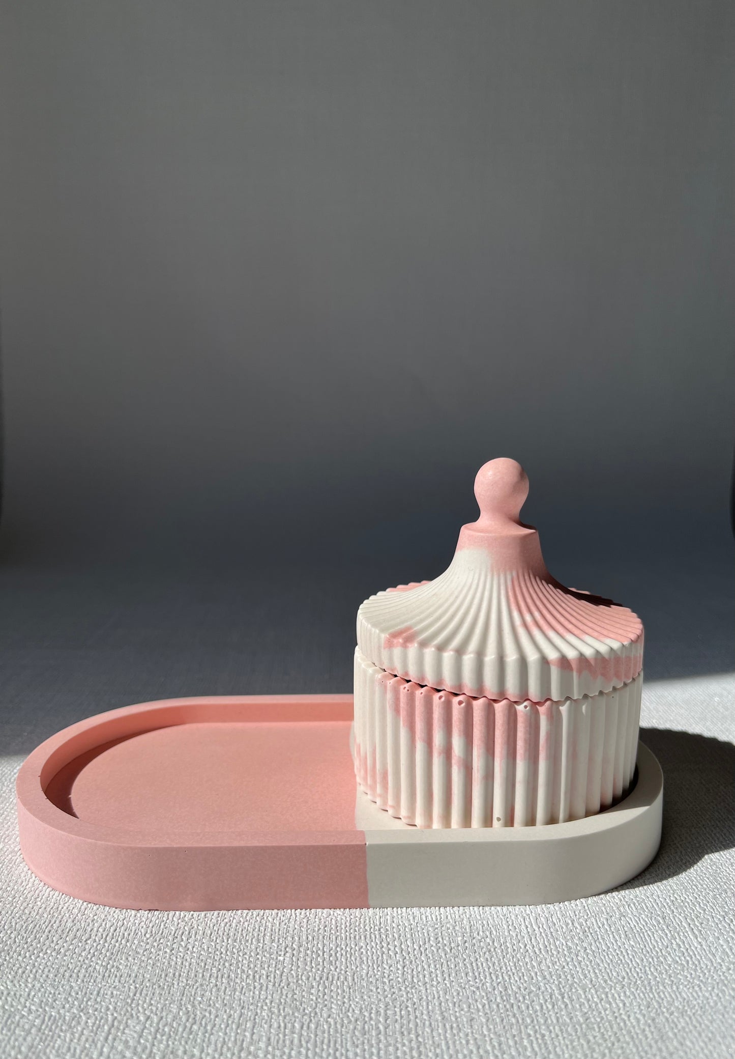 Délice 🍬 Plateau décoratif gourmand en Jesmonite artisanale