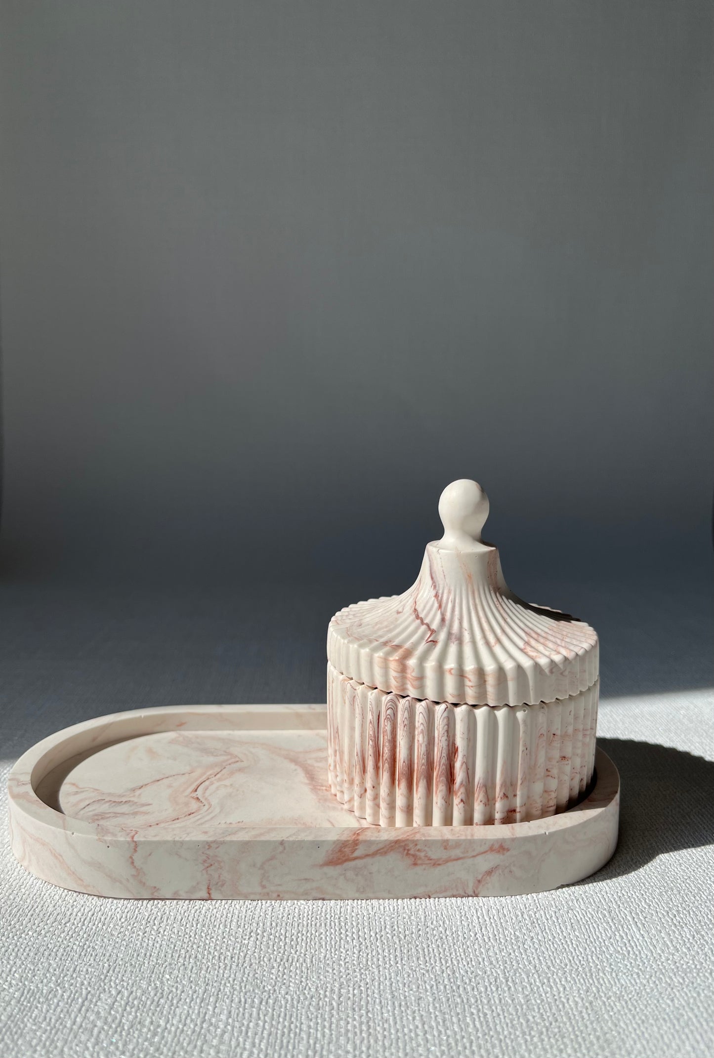 Délice 🍬 Plateau décoratif gourmand en Jesmonite artisanale