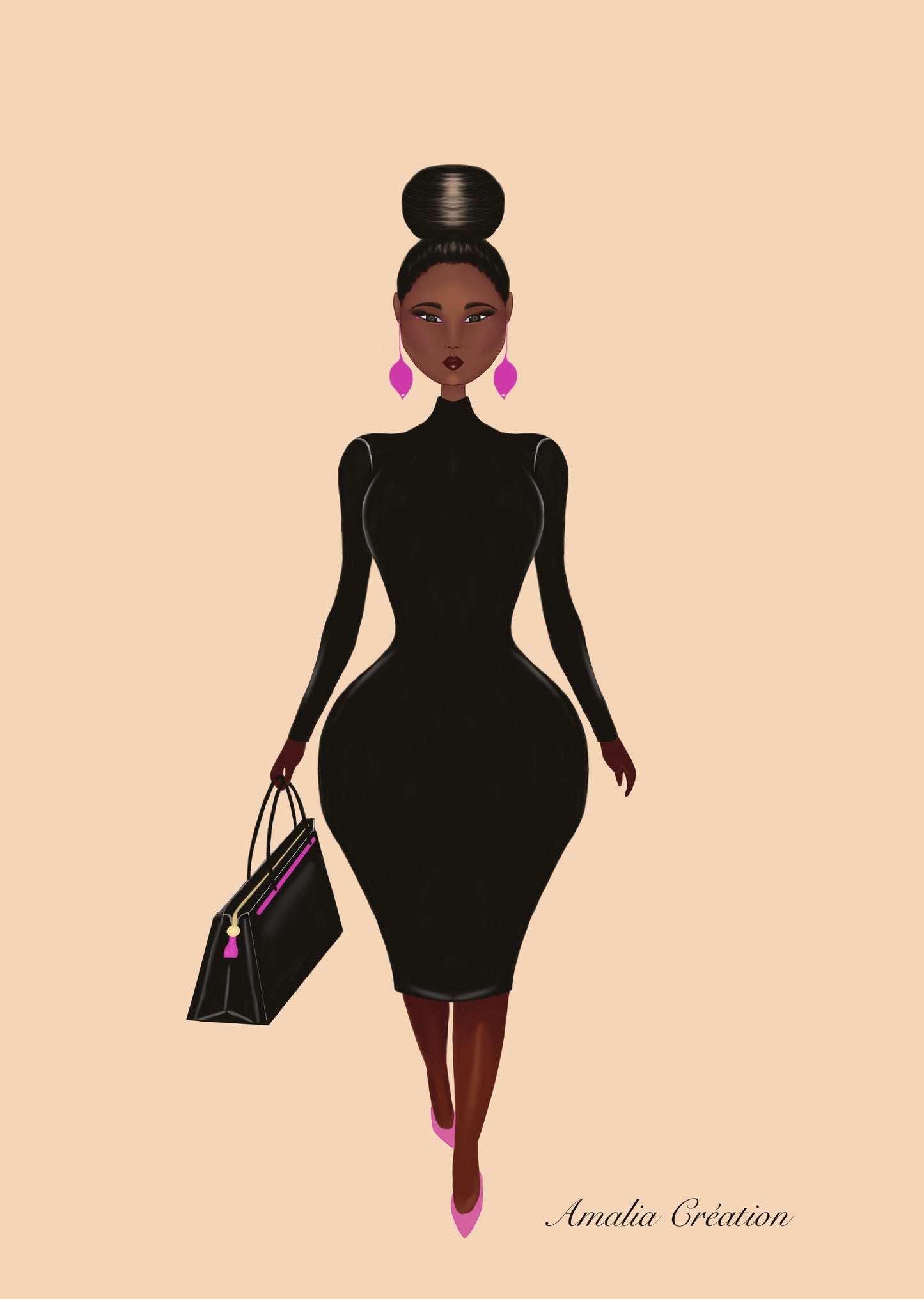 Inaya 🌟 AFFICHE A4 – FEMME FORTE, GÉNÉREUSE & ÉLÉGANTE 🌟 Incarnez la puissance féminine avec grâce.