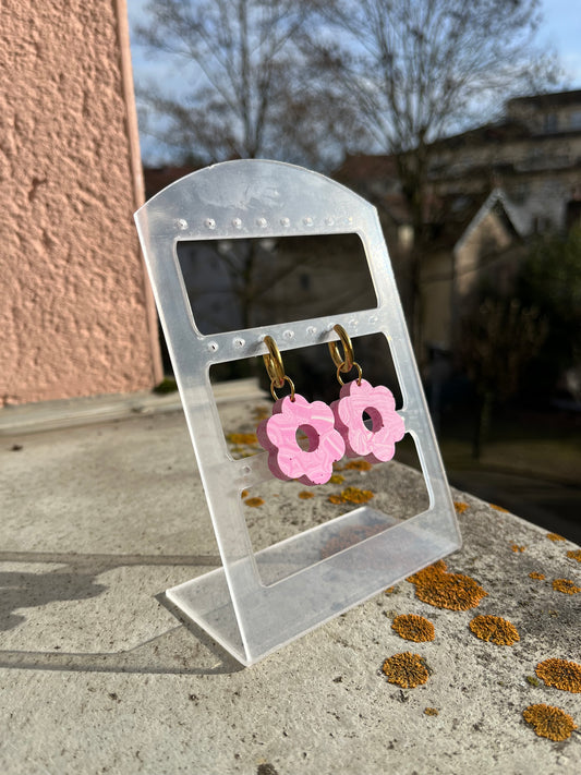 Fleur - Boucles d’oreilles en édition limitée