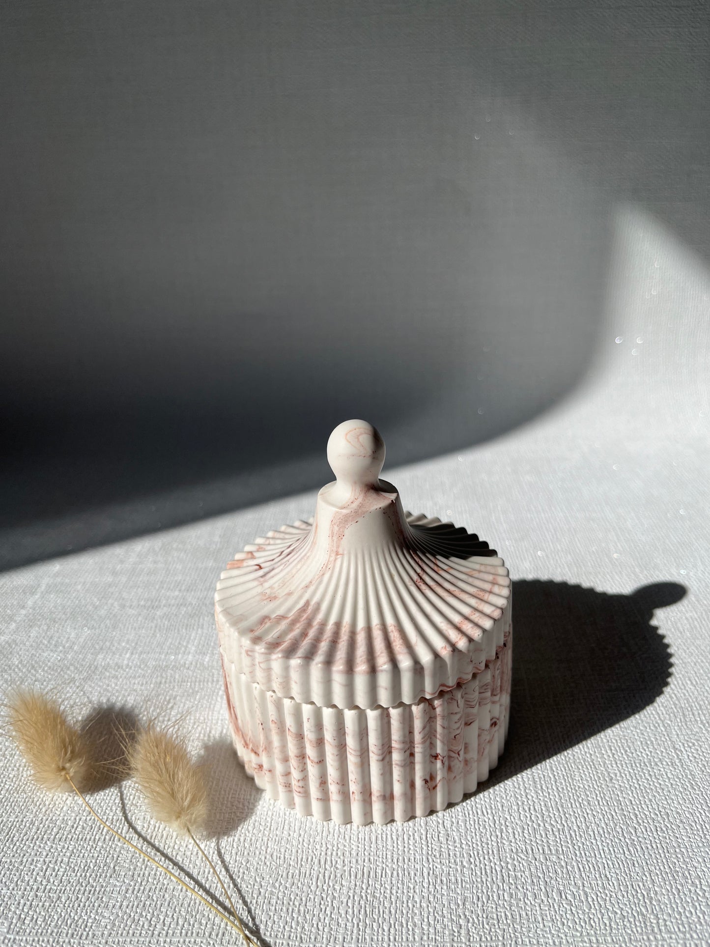 Trésor sucré 💍 Boîte à bijoux artisanale en Jesmonite