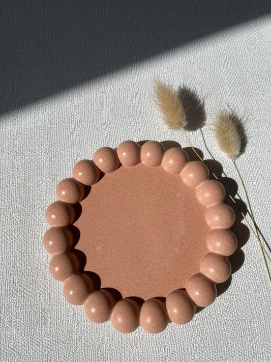 Cercle de Pluie - Plateau décoratif perlé