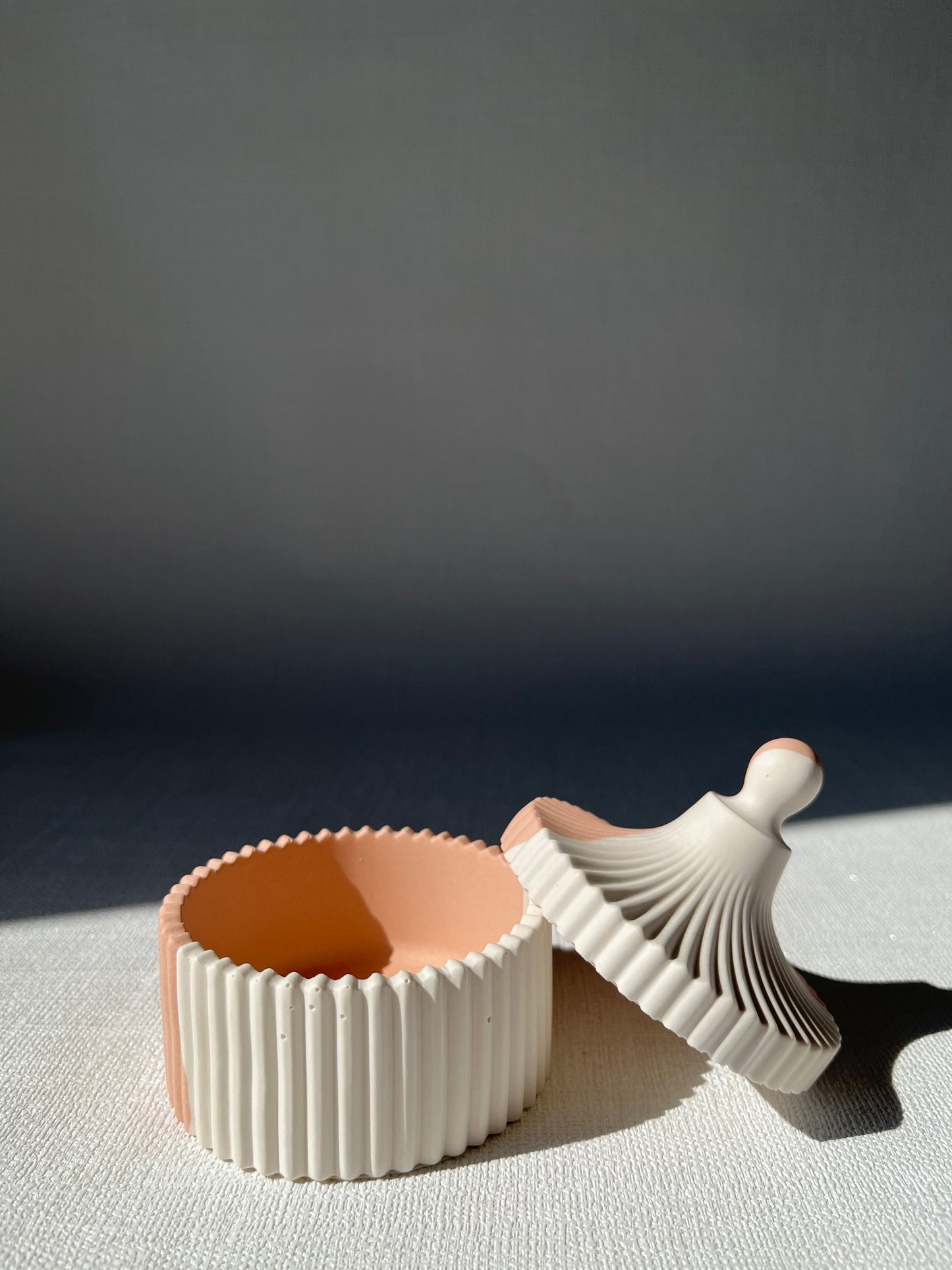 Trésor sucré 💍 Boîte à bijoux artisanale en Jesmonite