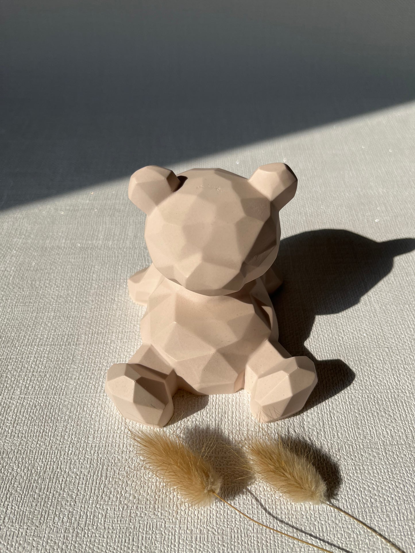 Ourson sucré🐻 Figurine décorative artisanale en Jesmonite