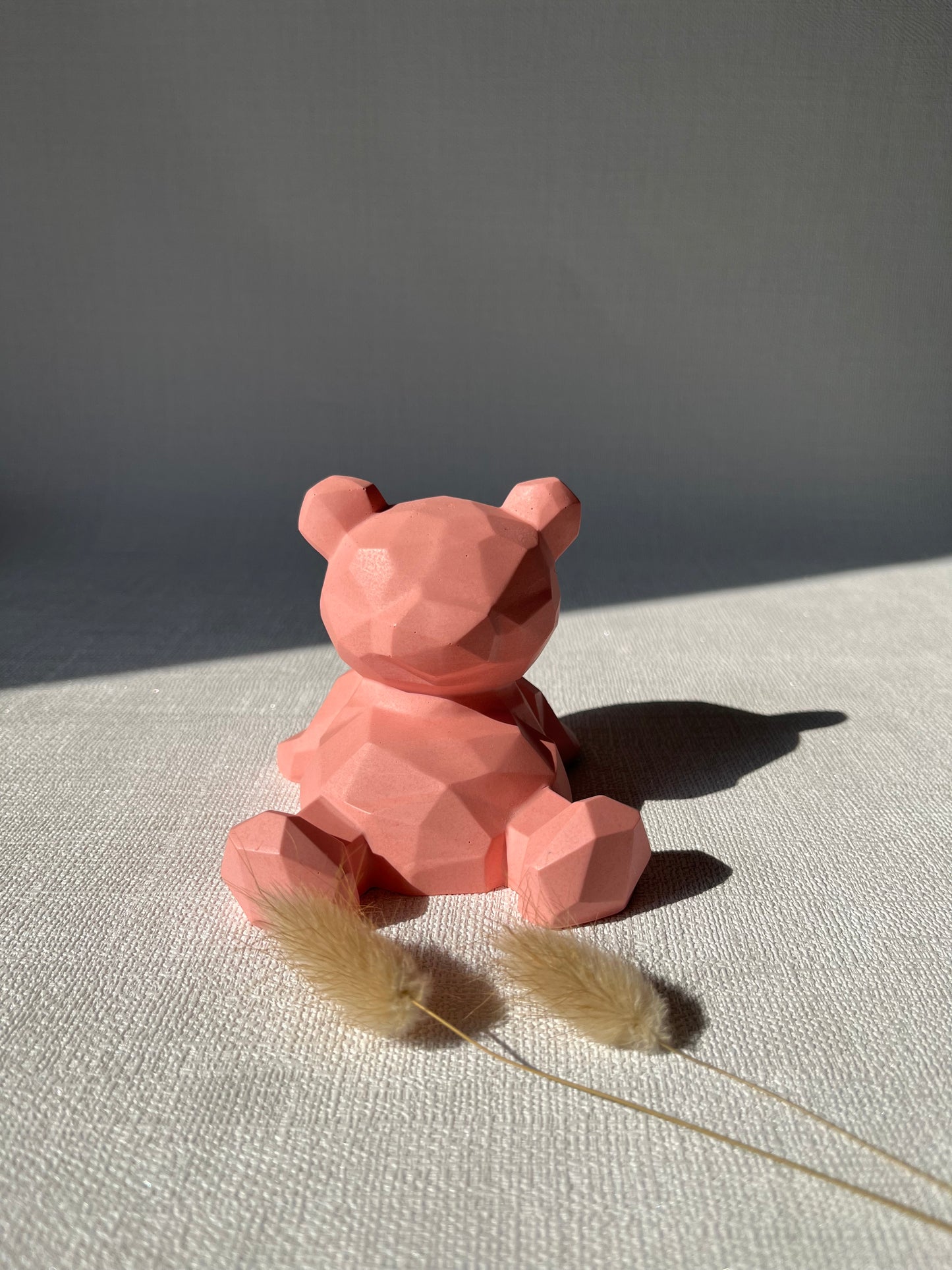 Ourson sucré🐻 Figurine décorative artisanale en Jesmonite