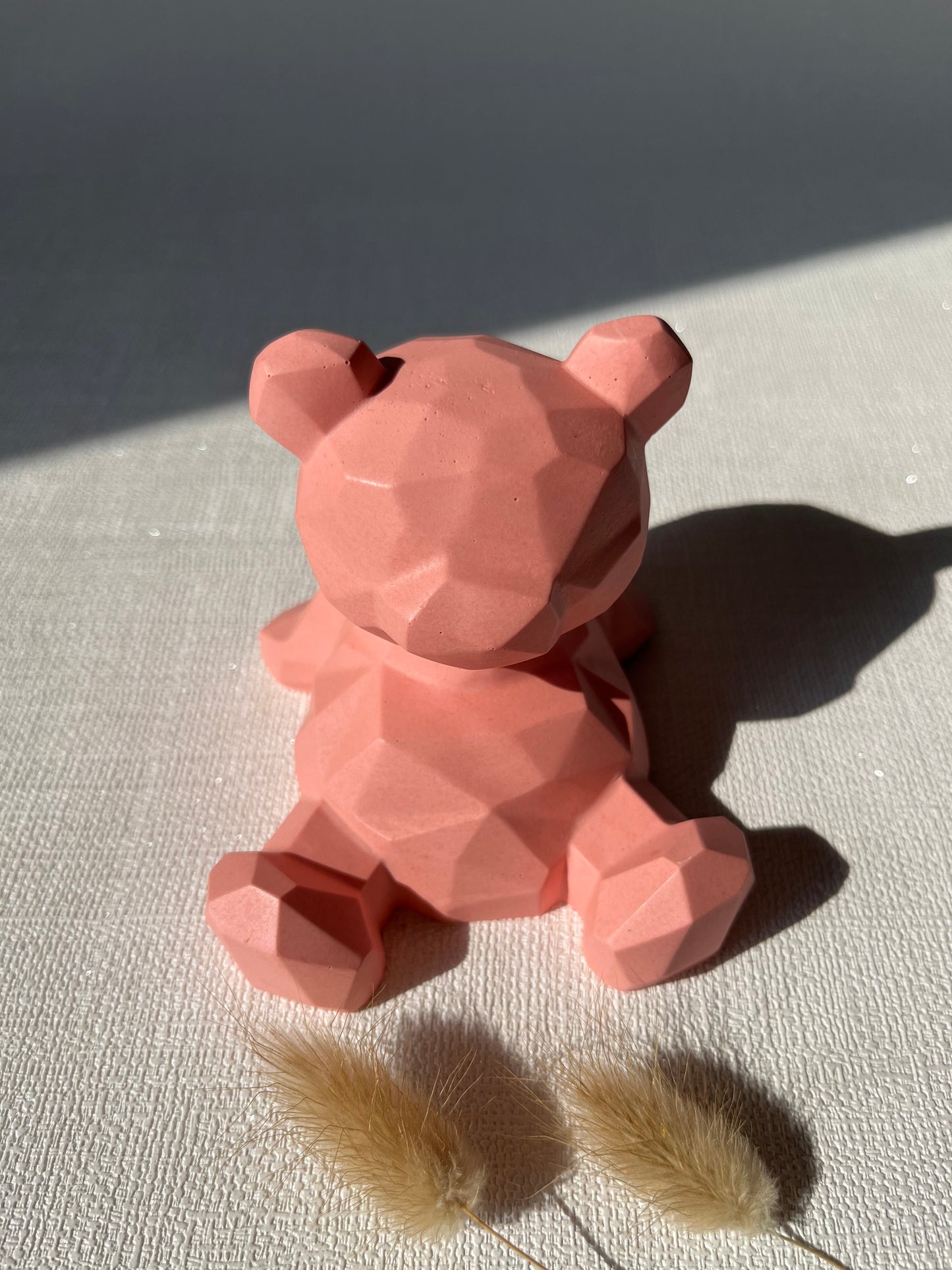 Ourson sucré🐻 Figurine décorative artisanale en Jesmonite
