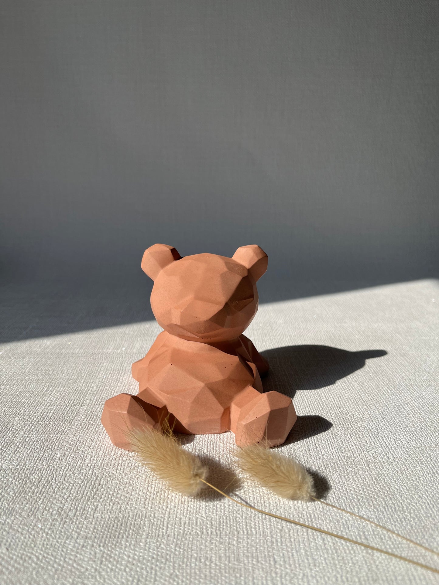 Ourson sucré🐻 Figurine décorative artisanale en Jesmonite