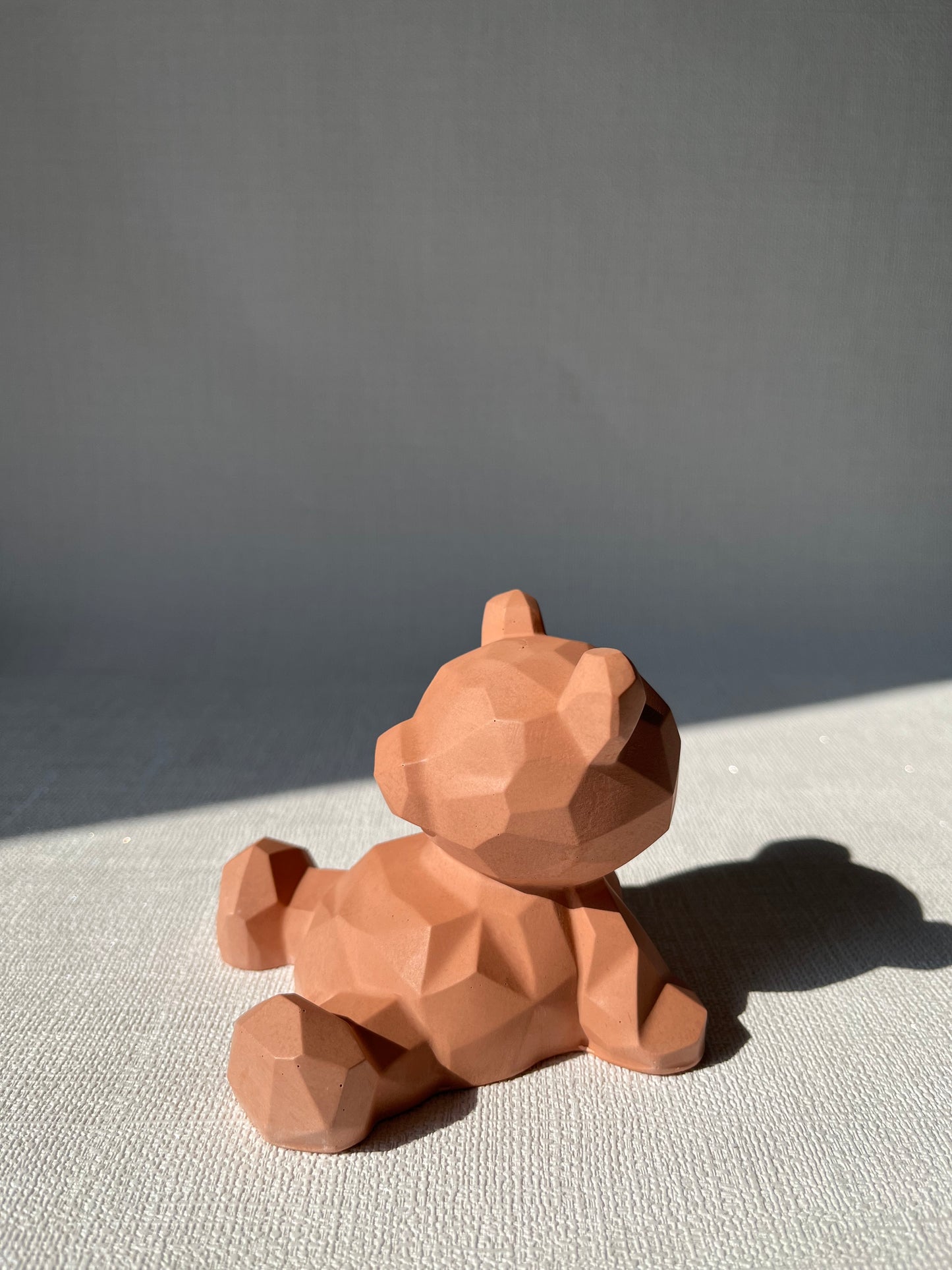 Ourson sucré🐻 Figurine décorative artisanale en Jesmonite