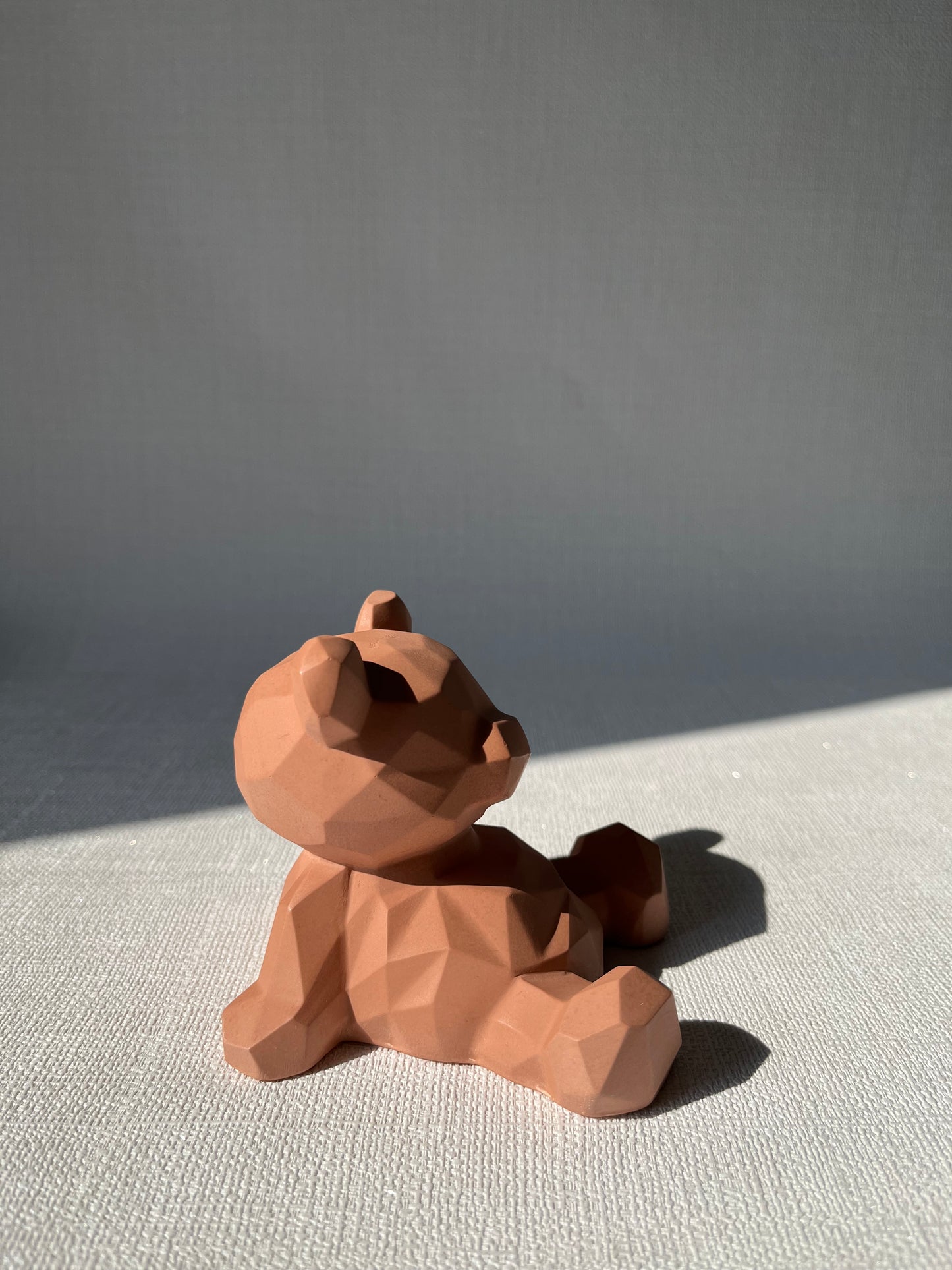 Ourson sucré🐻 Figurine décorative artisanale en Jesmonite