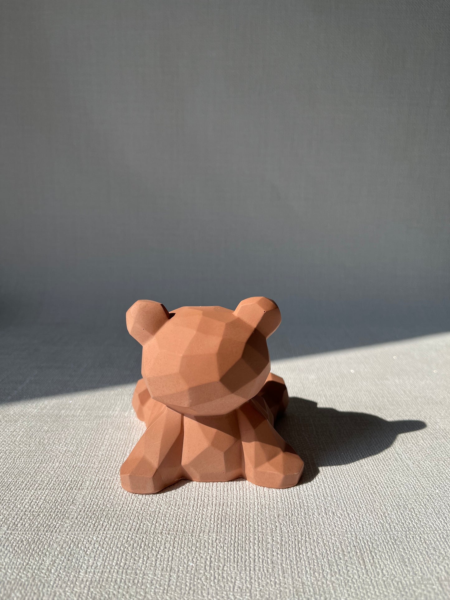 Ourson sucré🐻 Figurine décorative artisanale en Jesmonite