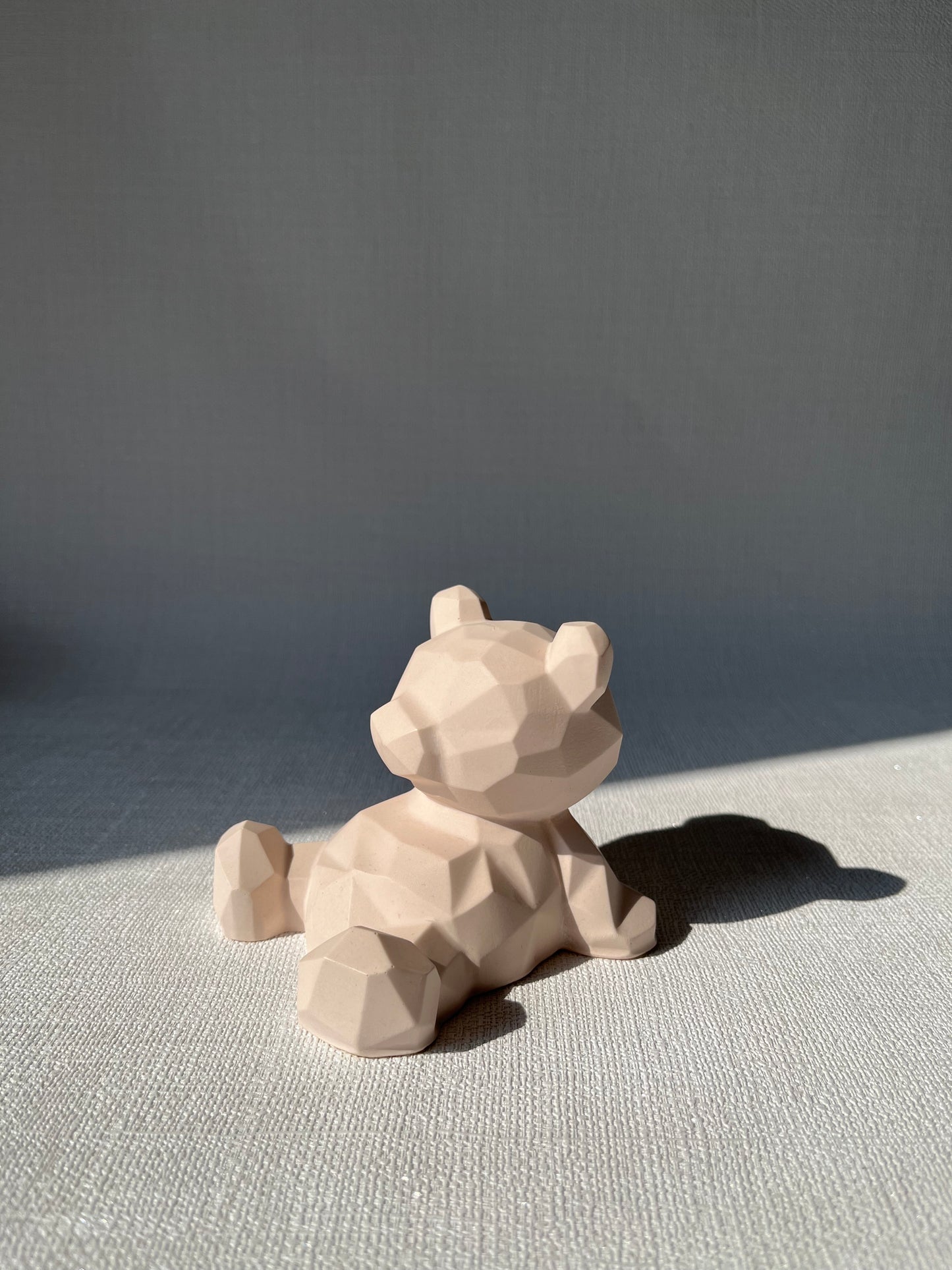Ourson sucré🐻 Figurine décorative artisanale en Jesmonite