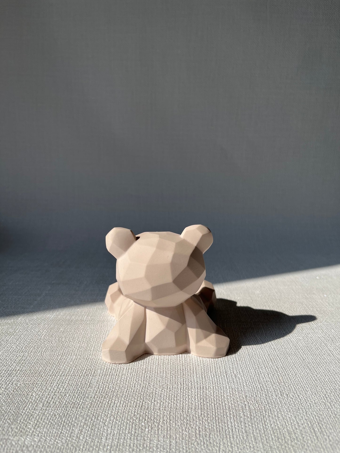 Ourson sucré🐻 Figurine décorative artisanale en Jesmonite