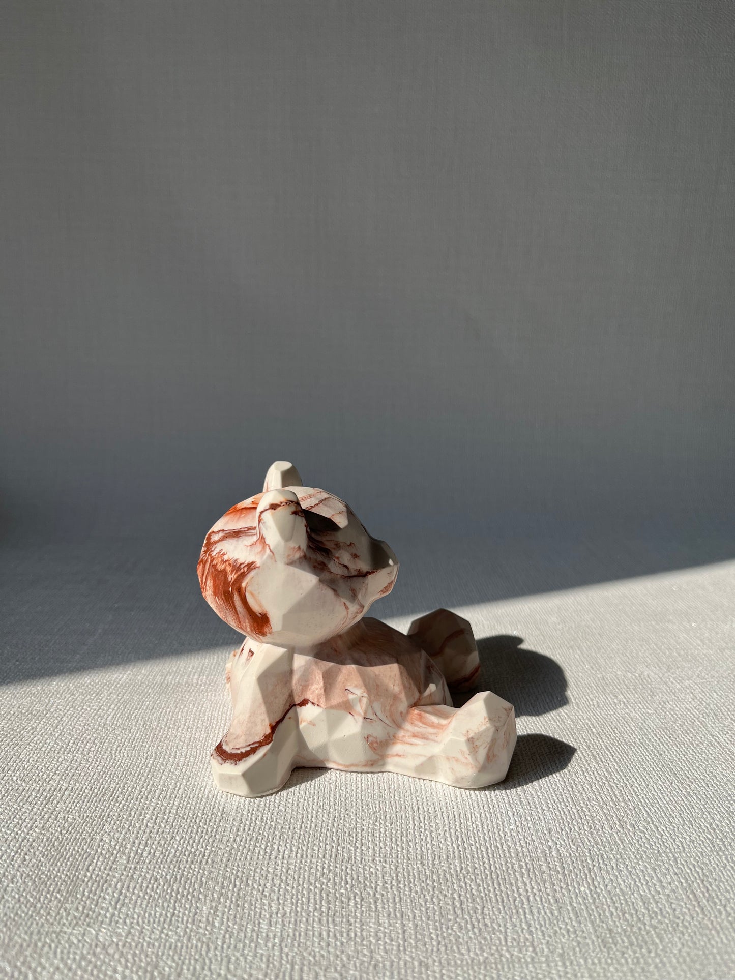 Ourson sucré🐻 Figurine décorative artisanale en Jesmonite