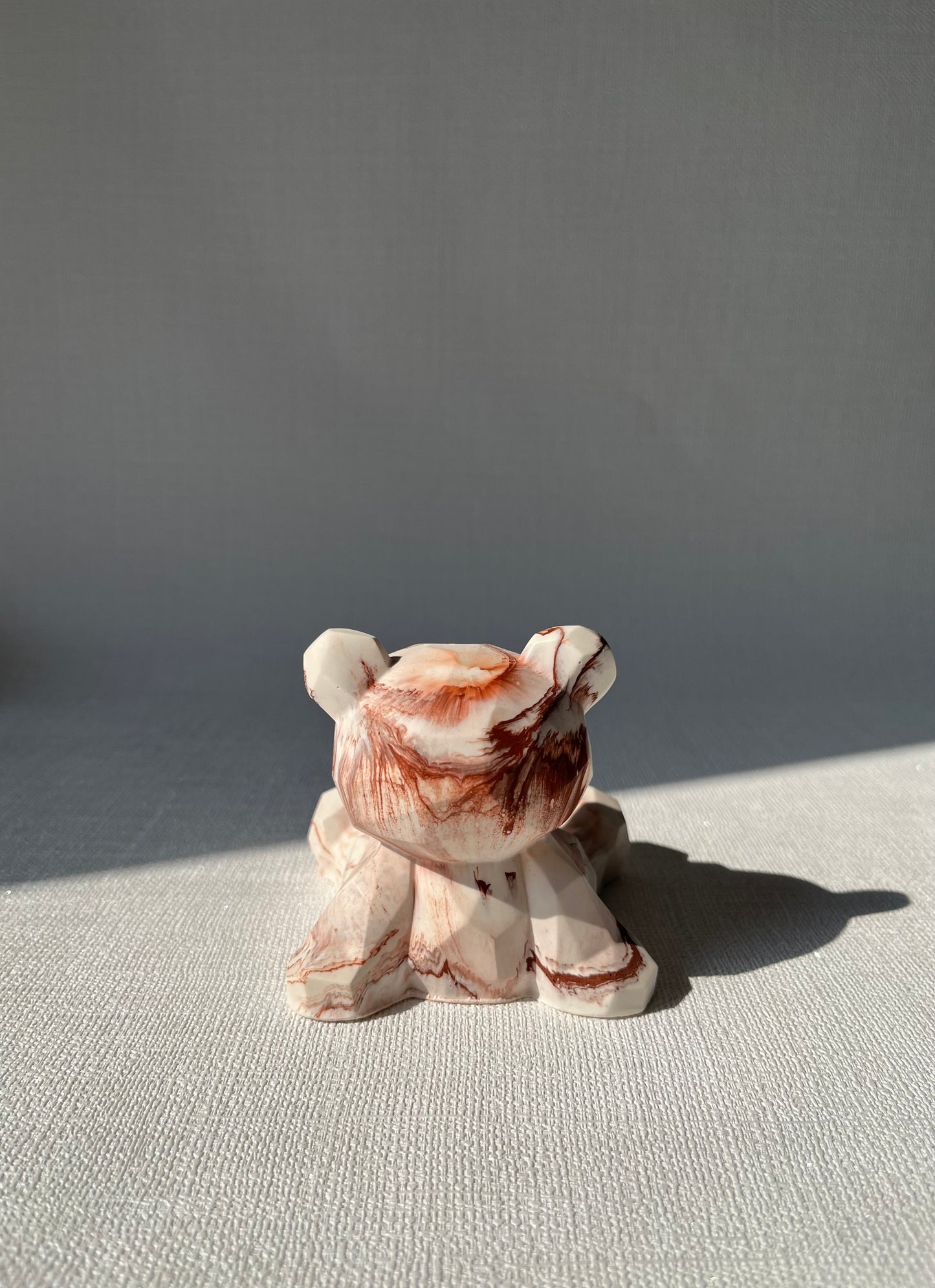Ourson sucré🐻 Figurine décorative artisanale en Jesmonite