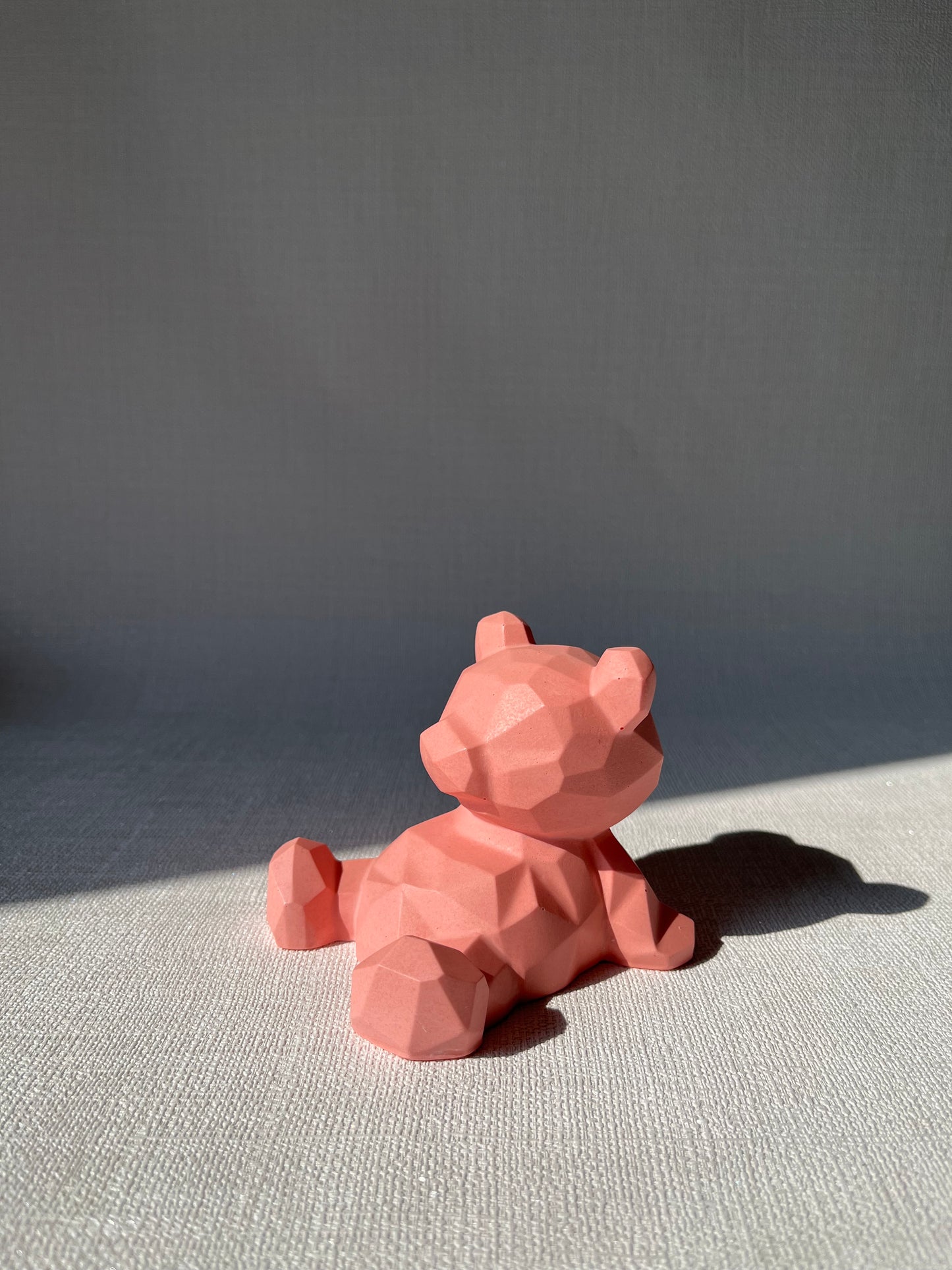Ourson sucré🐻 Figurine décorative artisanale en Jesmonite