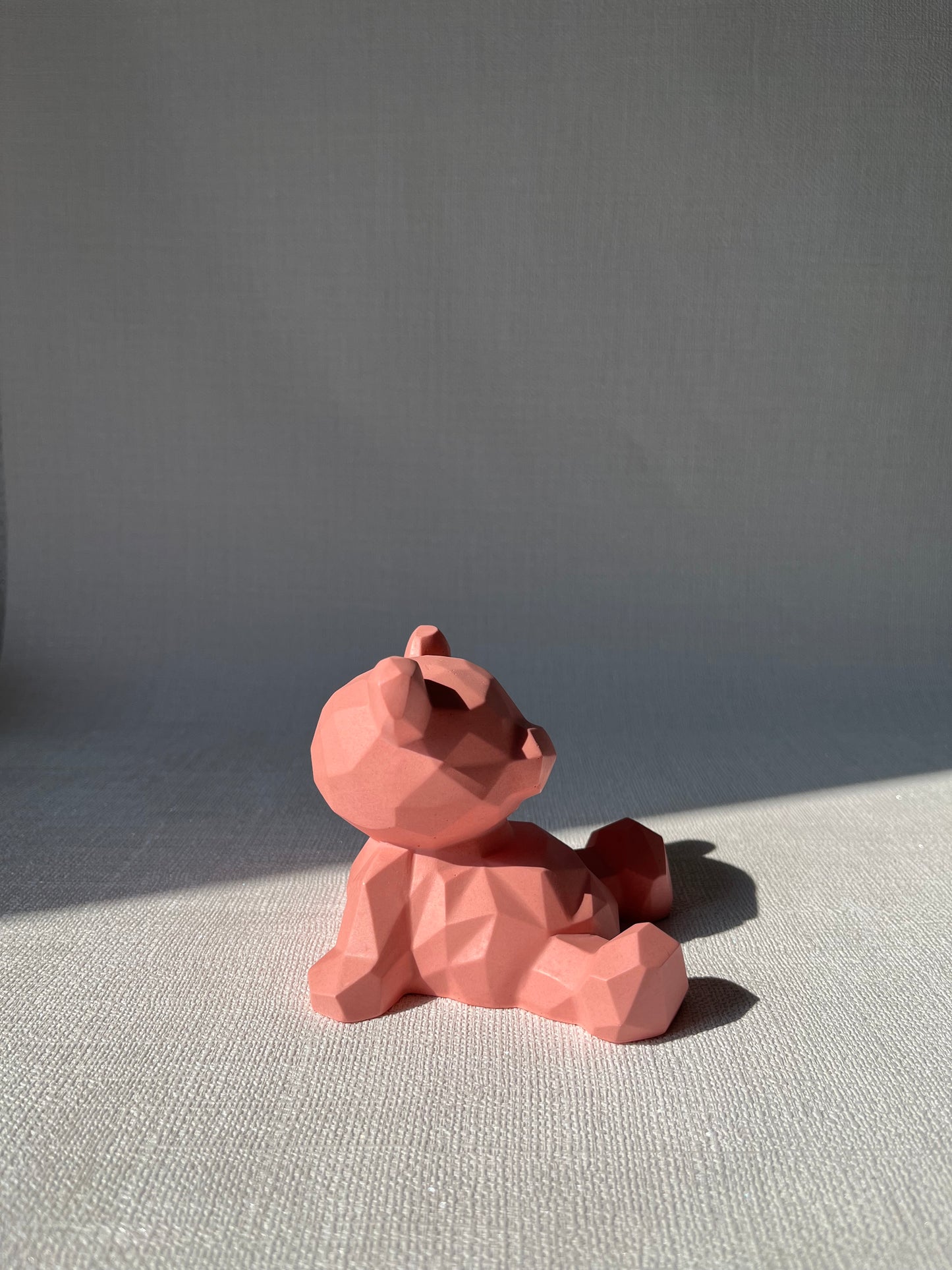 Ourson sucré🐻 Figurine décorative artisanale en Jesmonite