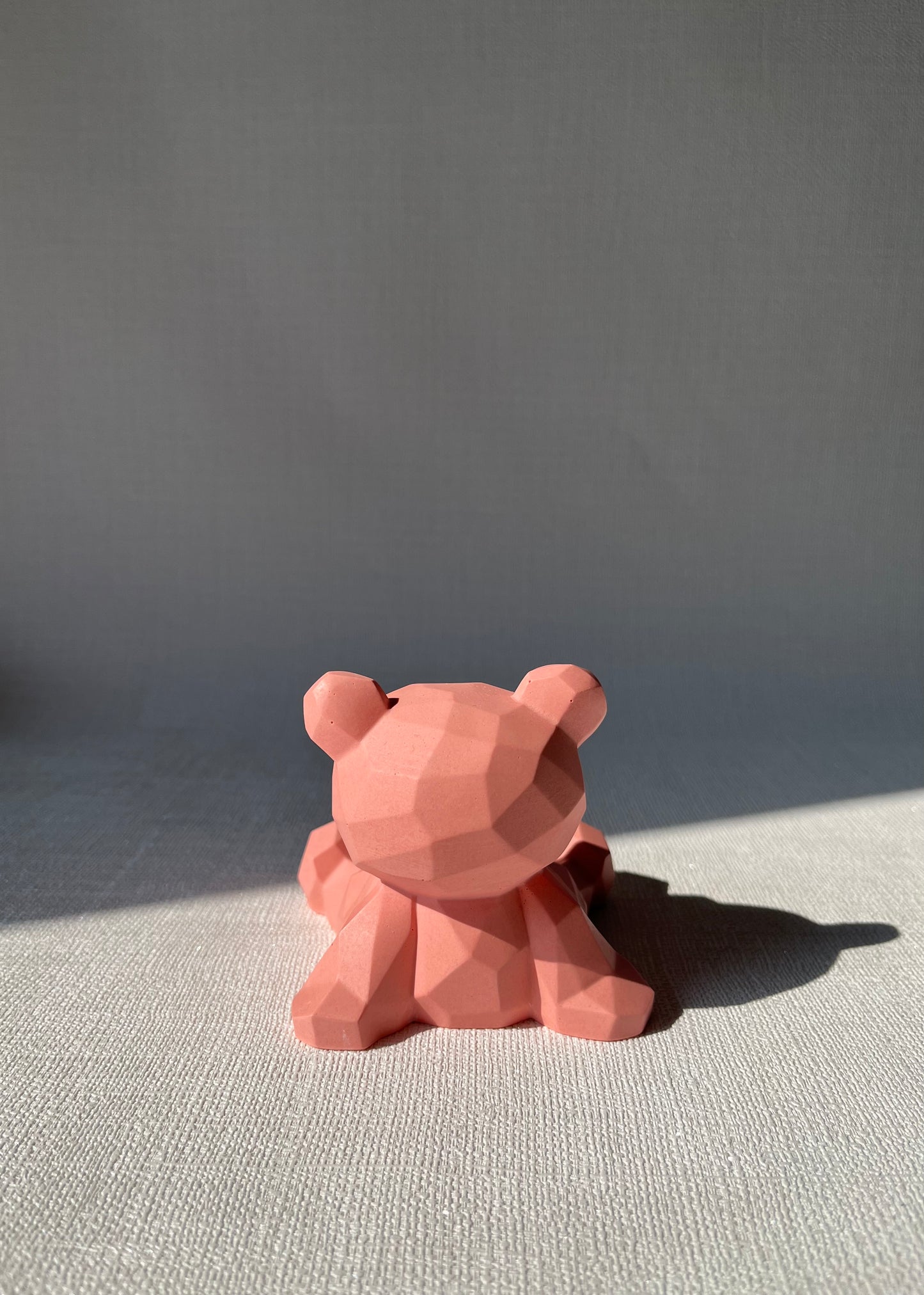 Ourson sucré🐻 Figurine décorative artisanale en Jesmonite