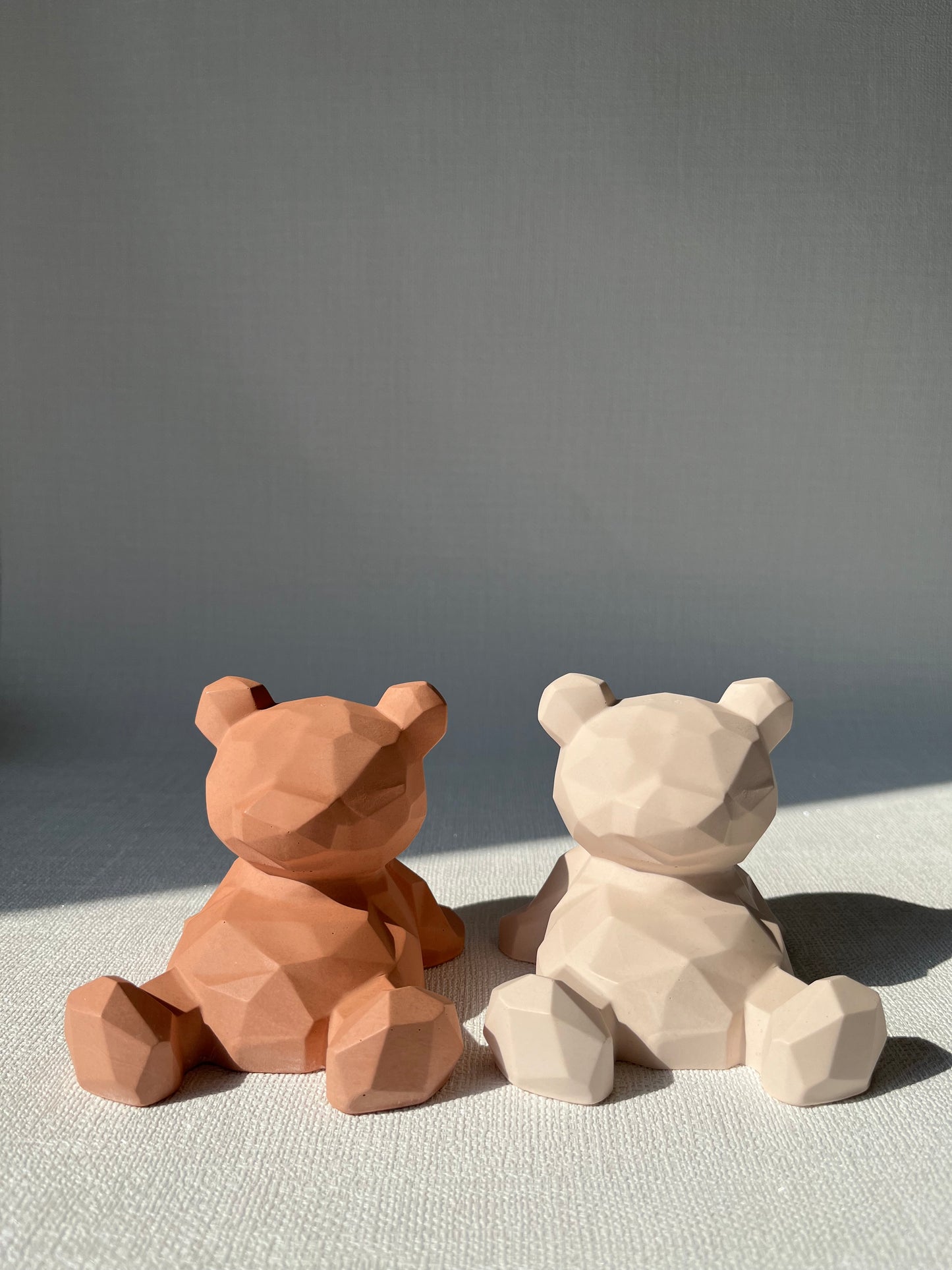 Ourson sucré🐻 Figurine décorative artisanale en Jesmonite