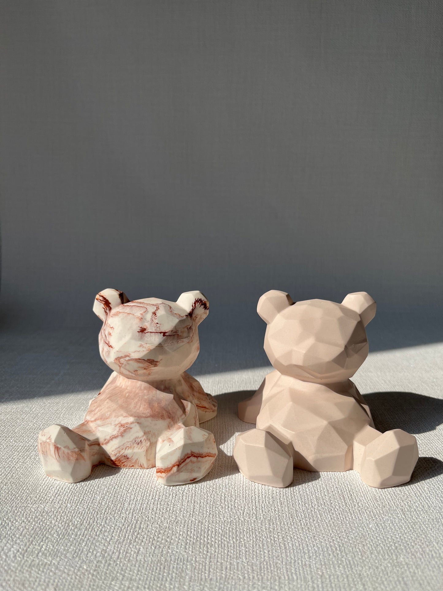 Ourson sucré🐻 Figurine décorative artisanale en Jesmonite