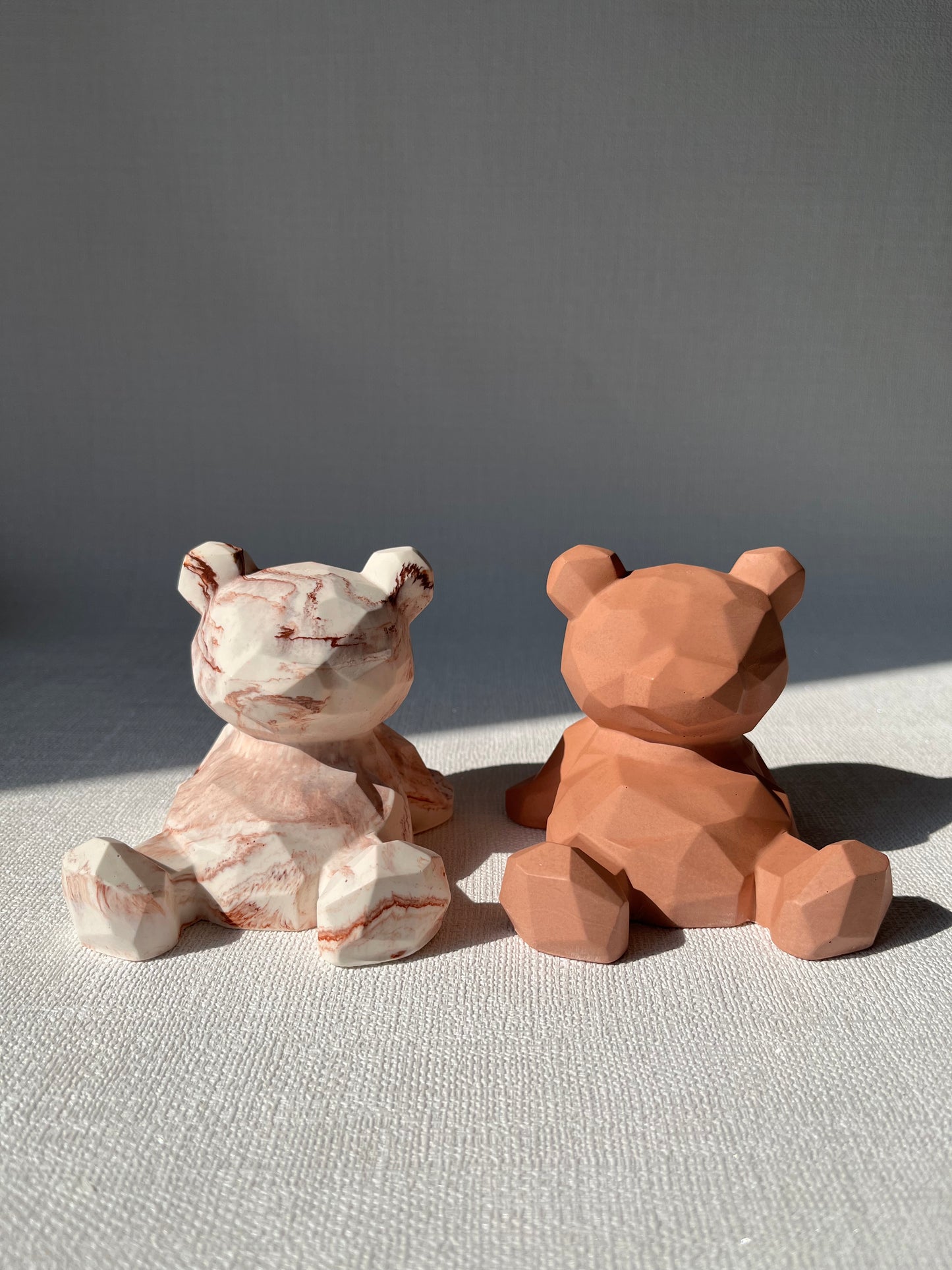 Ourson sucré🐻 Figurine décorative artisanale en Jesmonite
