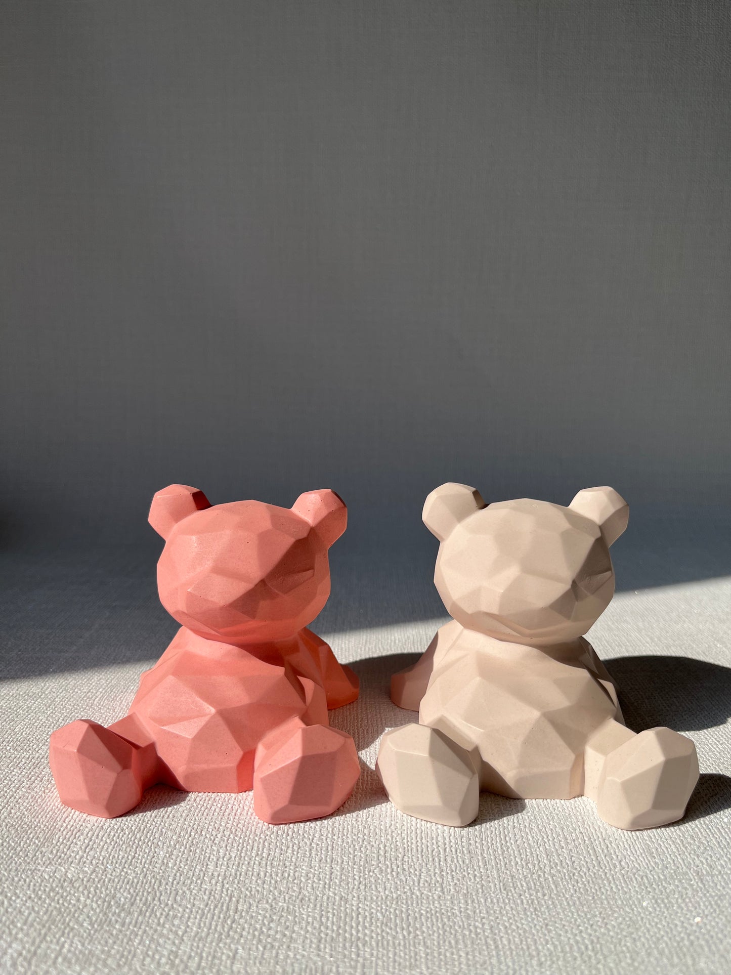 Ourson sucré🐻 Figurine décorative artisanale en Jesmonite