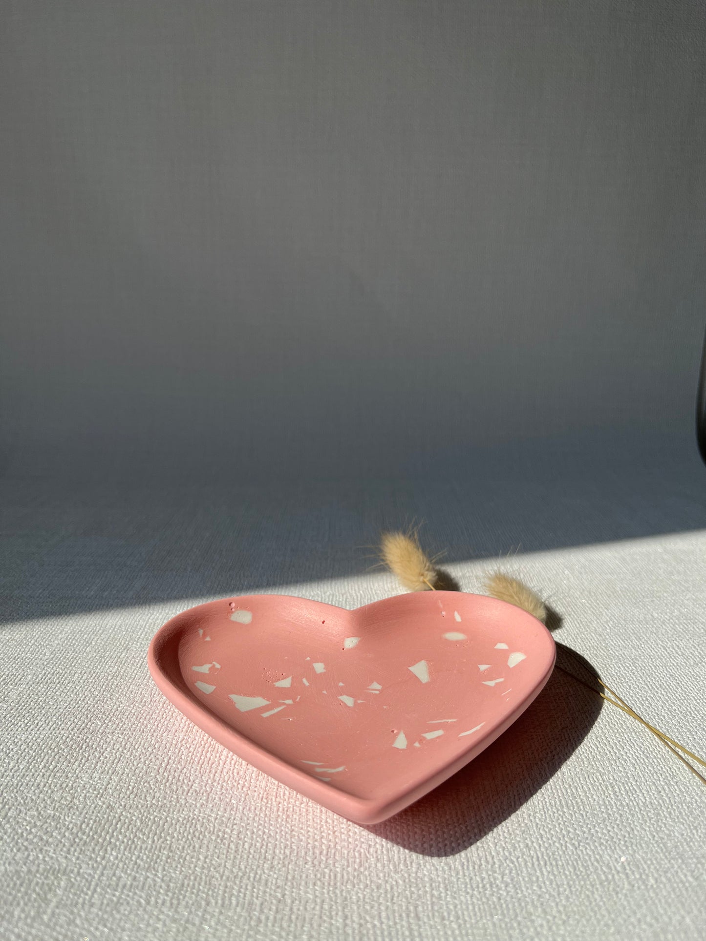 Cœur décoratif gourmand ❤️ Petit plateau décoratif en Jesmonite
