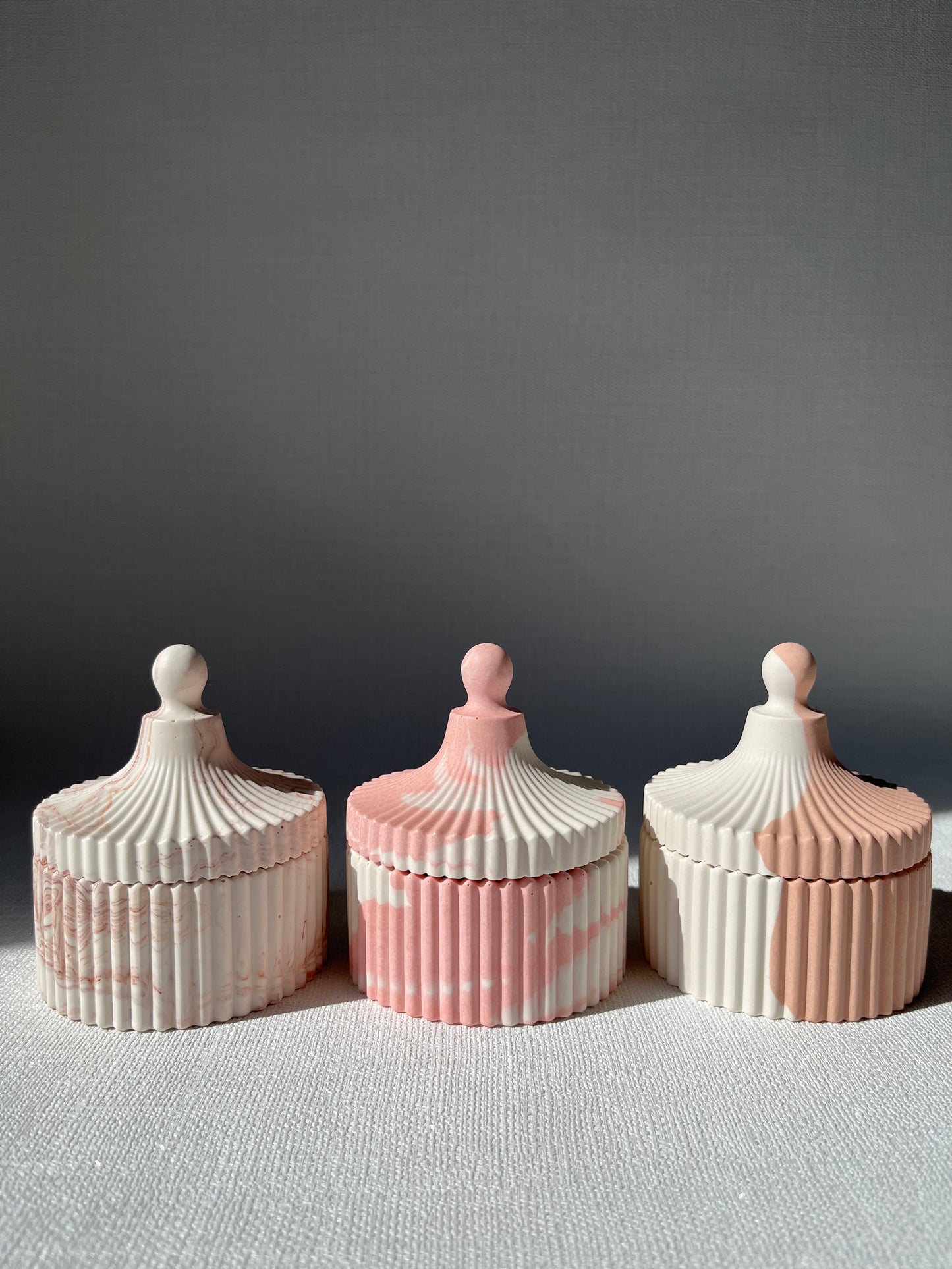 Trésor sucré 💍 Boîte à bijoux artisanale en Jesmonite