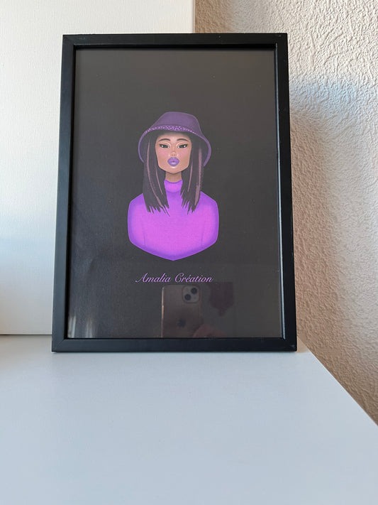 Amara AFFICHE A4 - URBAN BOHÈME