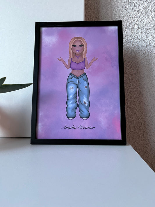 Léna AFFICHE A4 - SOFT POWER