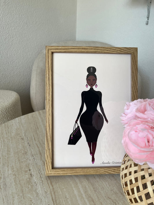 Inaya AFFICHE A4 – FORTE & ÉLÉGANTE