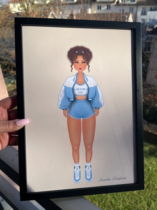 Félicia AFFICHE A4 – SPORTIVE & DÉTERMINÉE