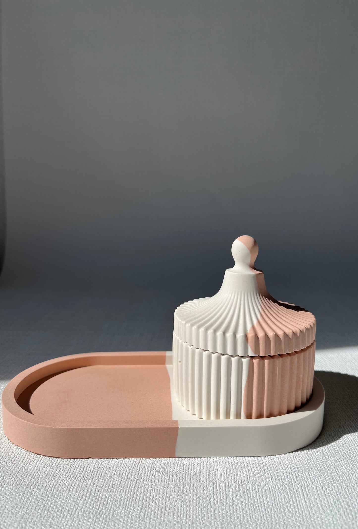 Délice 🍬 Plateau décoratif gourmand en Jesmonite artisanale