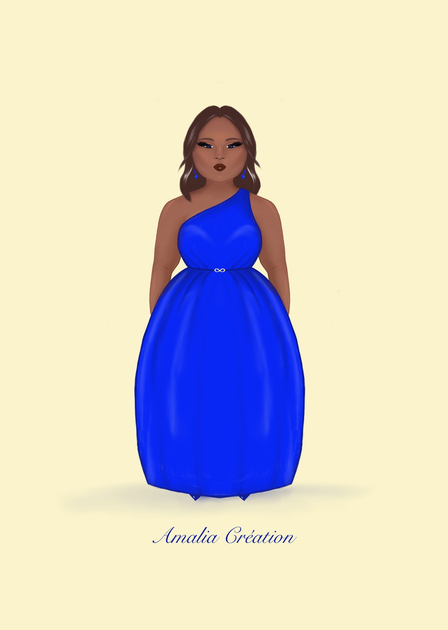 Valentina 🌟 AFFICHE A4 – FEMME RADIEUSE & ASSUMÉE 🌟 Une célébration puissante de la beauté au naturel et de l’élégance sans compromis.