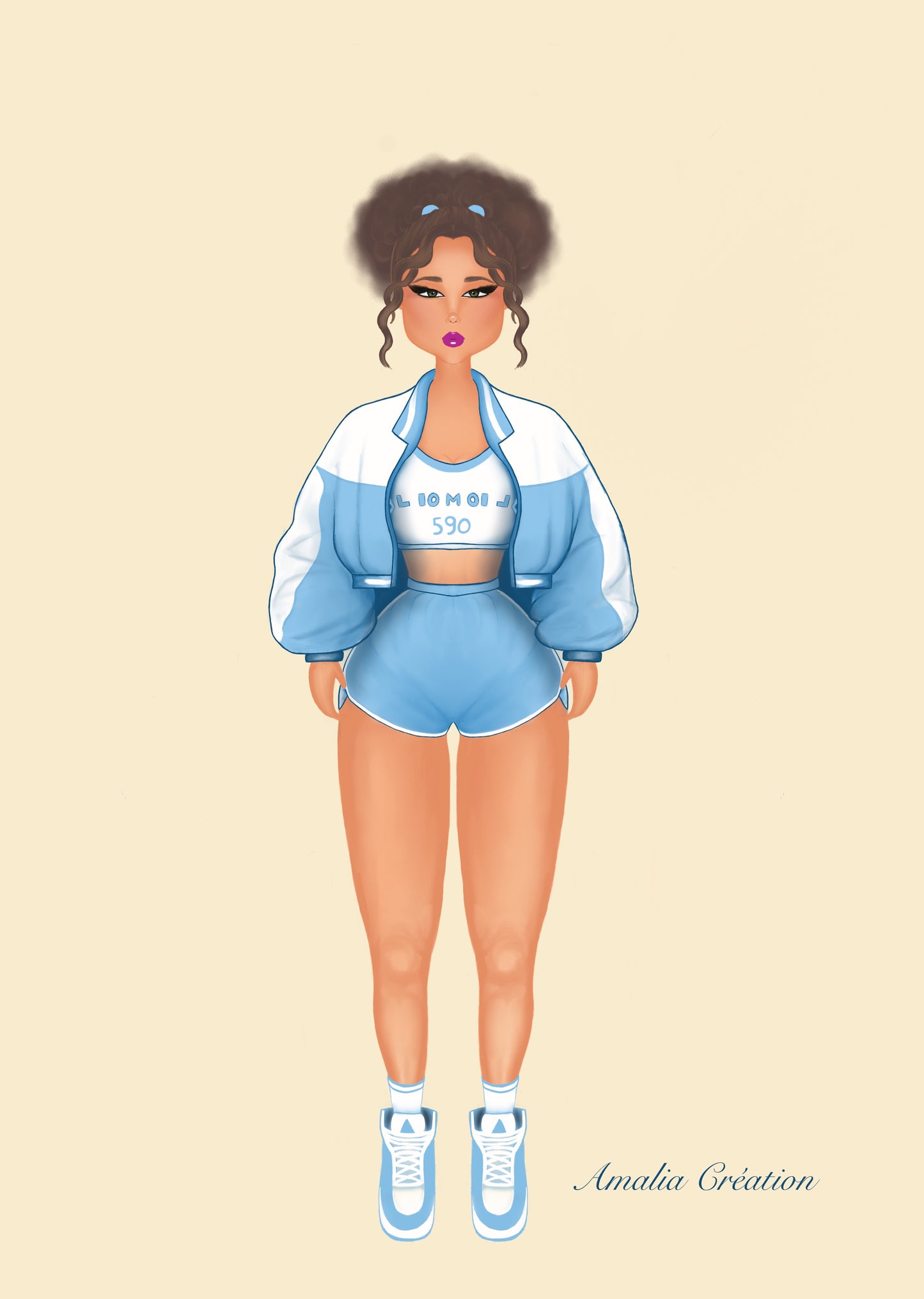 Félicia AFFICHE A4 – SPORTIVE & DÉTERMINÉE