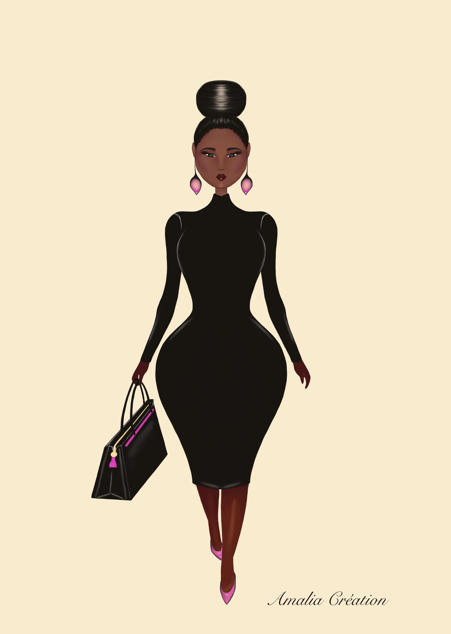 Inaya AFFICHE A4 – FORTE & ÉLÉGANTE