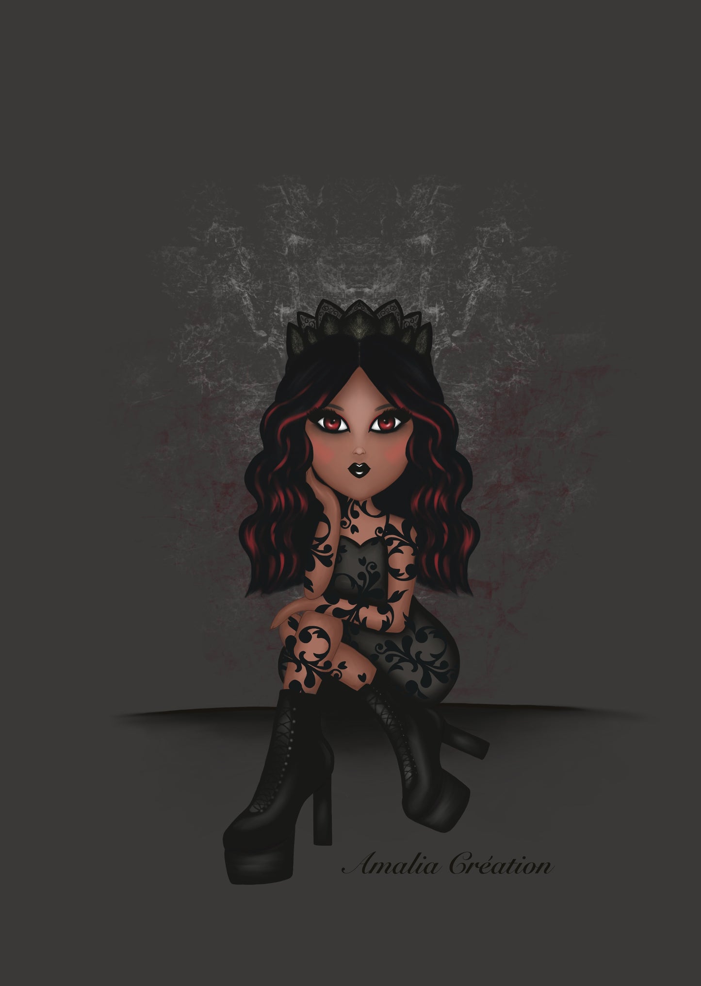 Scarlett AFFICHE A4 - DARK MAJESTY