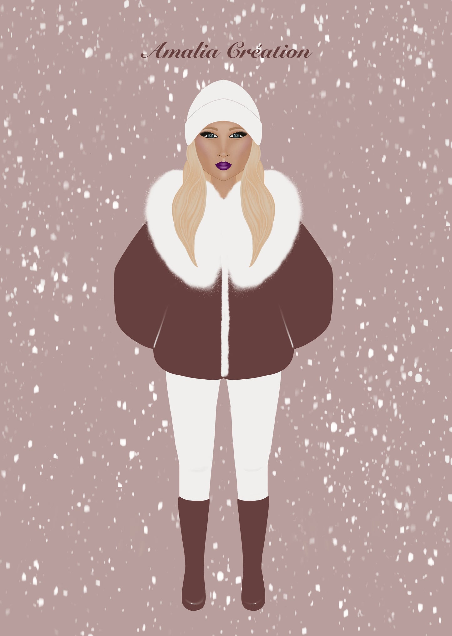 Élina AFFICHE A4 - REGARD D’HIVER