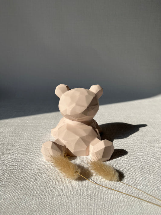 Ourson sucré - Figurine décorative artisanale