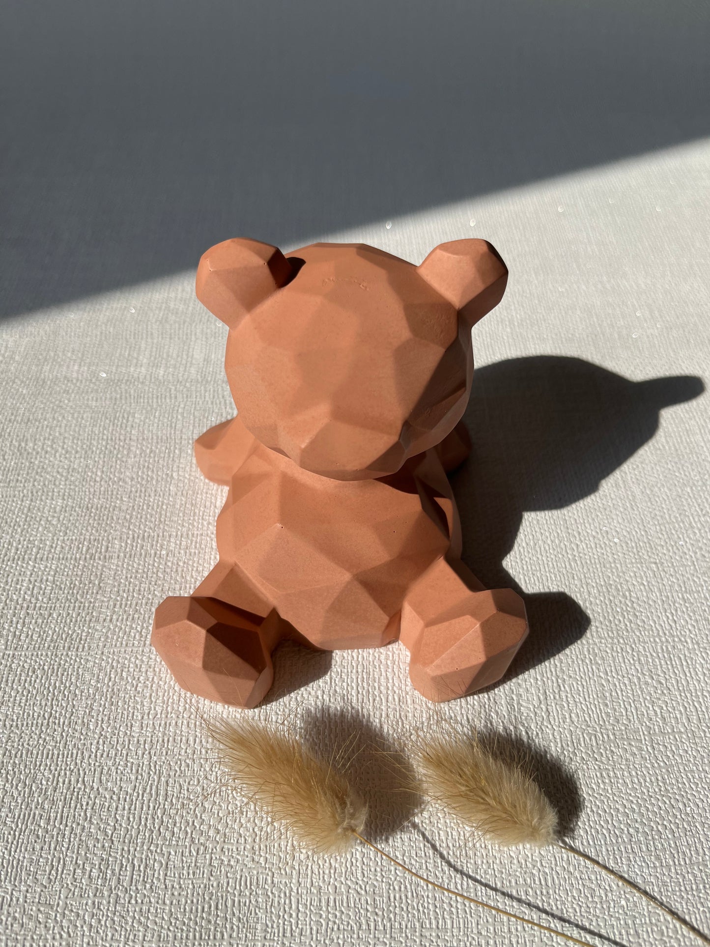 Ourson sucré🐻 Figurine décorative artisanale en Jesmonite