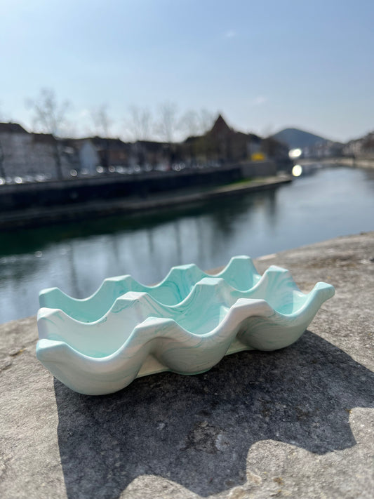 Récif – Range-œufs décoratif