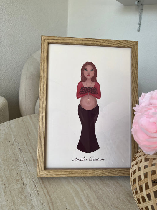 Camille AFFICHE A4 – MATERNITÉ & DOUCEUR