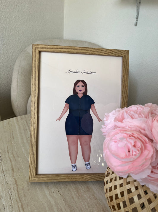 Maéva  AFFICHE A4 – BEAUTÉ PLURIELLE