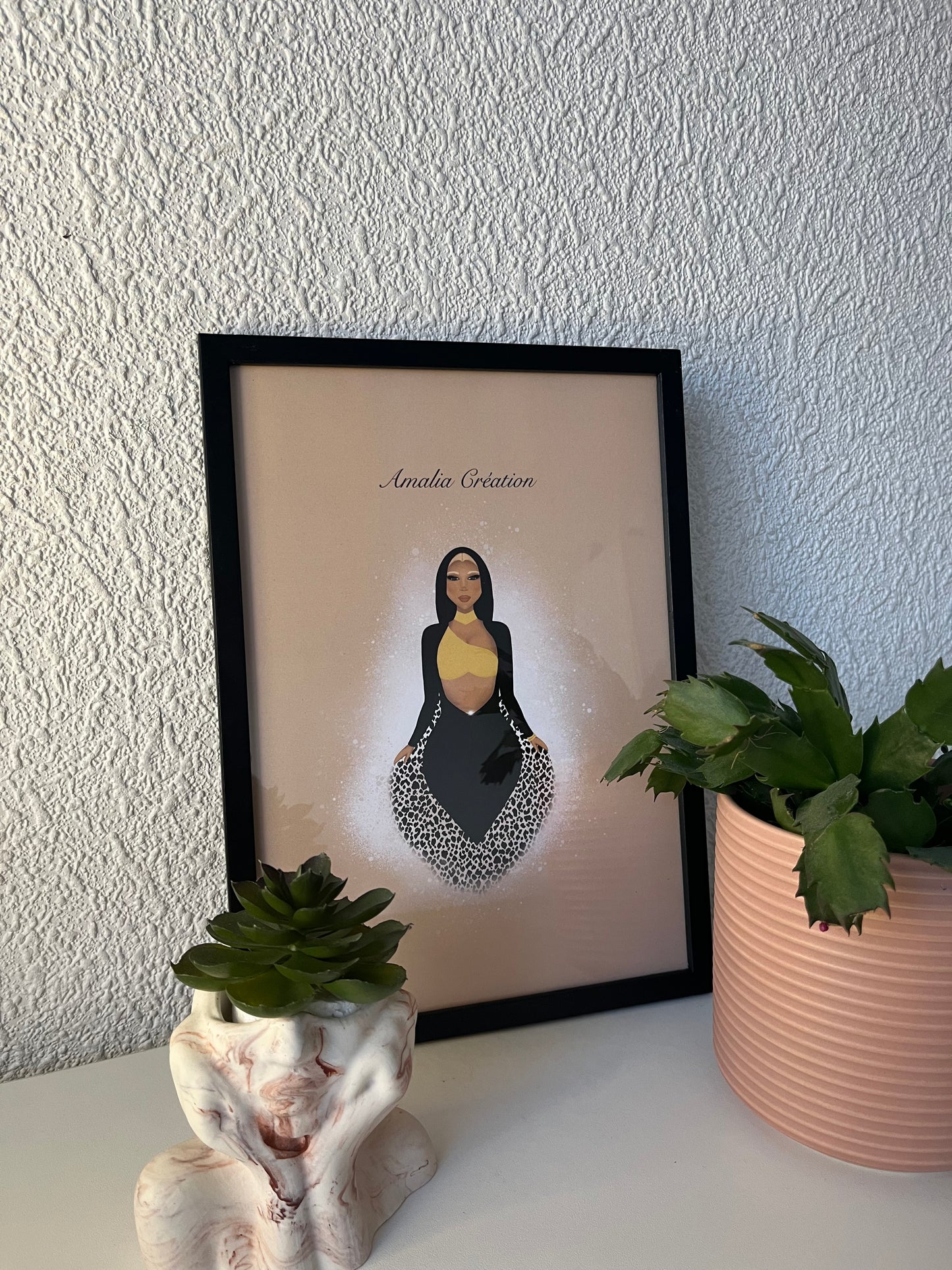 Luna AFFICHE A4 – FÉMINITÉ & ÉCLAT ÉTOILÉ